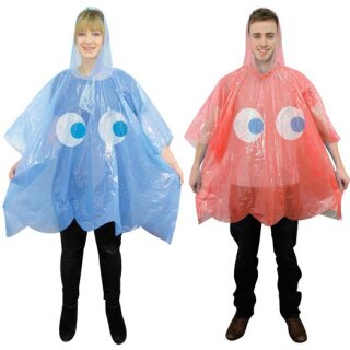 Pac-Man Ghost Ponchos