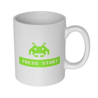 Press Start Becher - Space Invader